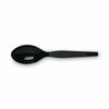 Dixie Plastic Cutlery, Heavy Mediumweight Teaspoons, Black, 100PK TM507
